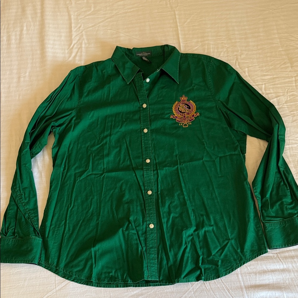 Polo by Ralph Lauren Emerald Button Down Shirt